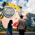 Murals in the Santurce neighborhood of San Juan, Puerto Rico.